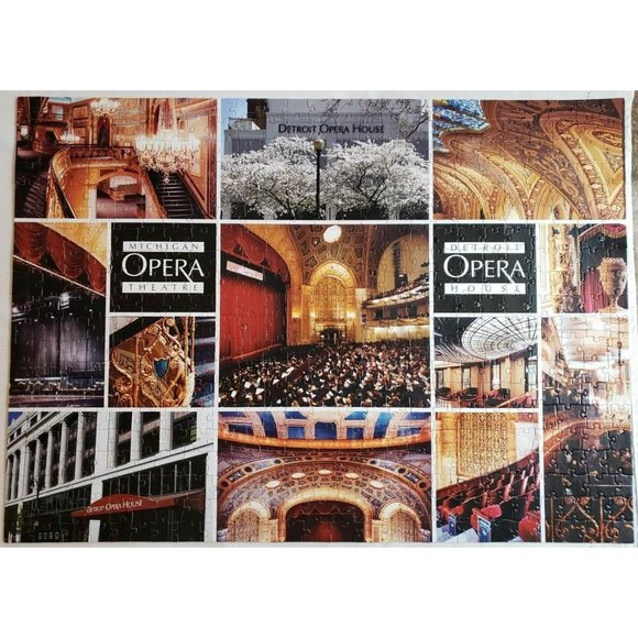 Melissa & Doug DETROIT OPERA HOUSE MICHIGAN THEATRE 500pc Jigsaw Puzzle COMPLETE - Picture 4 of 7